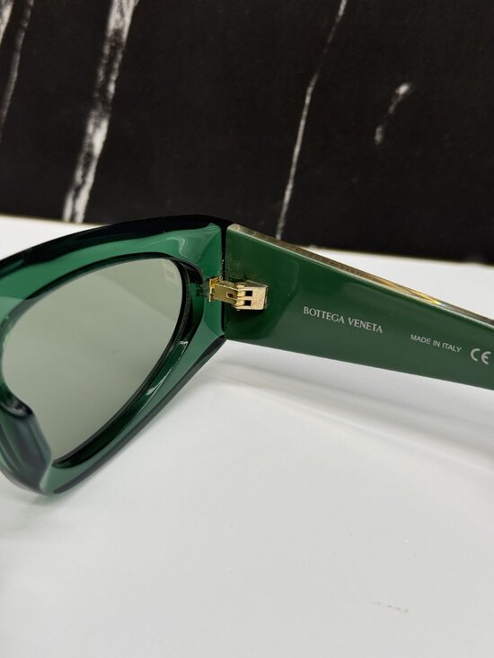 NEW BOTTEGA VENETA BV1277S 003 WOMEN GREEN SUNGLASSES main image 10